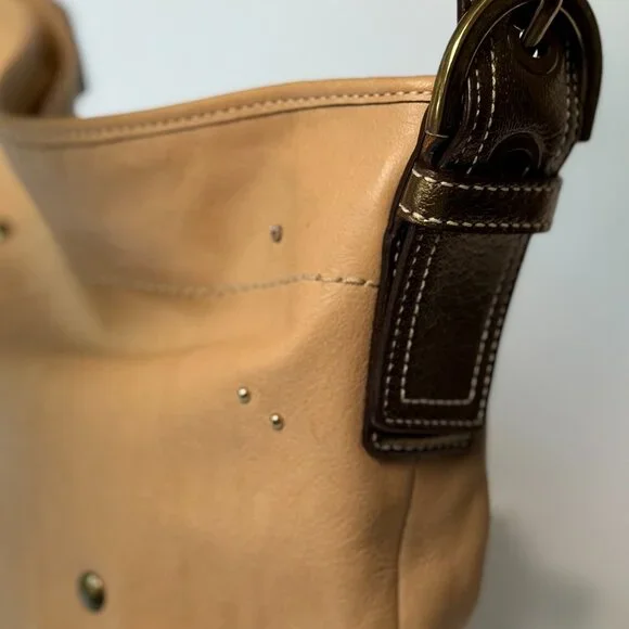 Coach Soho Studded Leather Tassel Hobo Bag - Picture 4 of 9